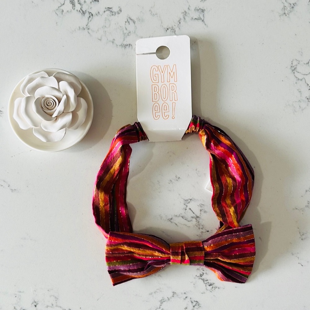 Gymboree red stripes baby’s Headband